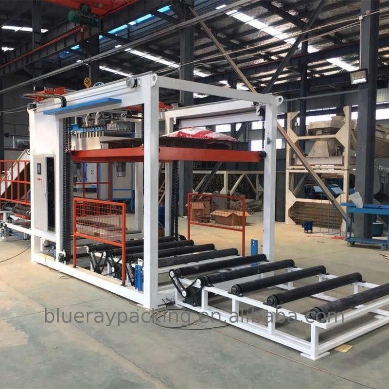 China Purple Horn high speed 500 bag/hour automatic  bag stacker machine with CE